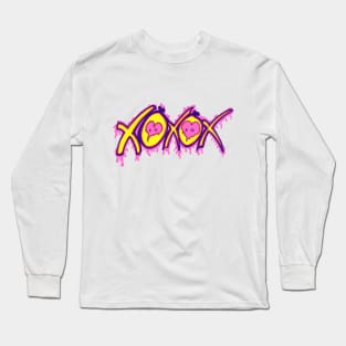 XOXOX Love Hugs Kisses and more Kisses Long Sleeve T-Shirt